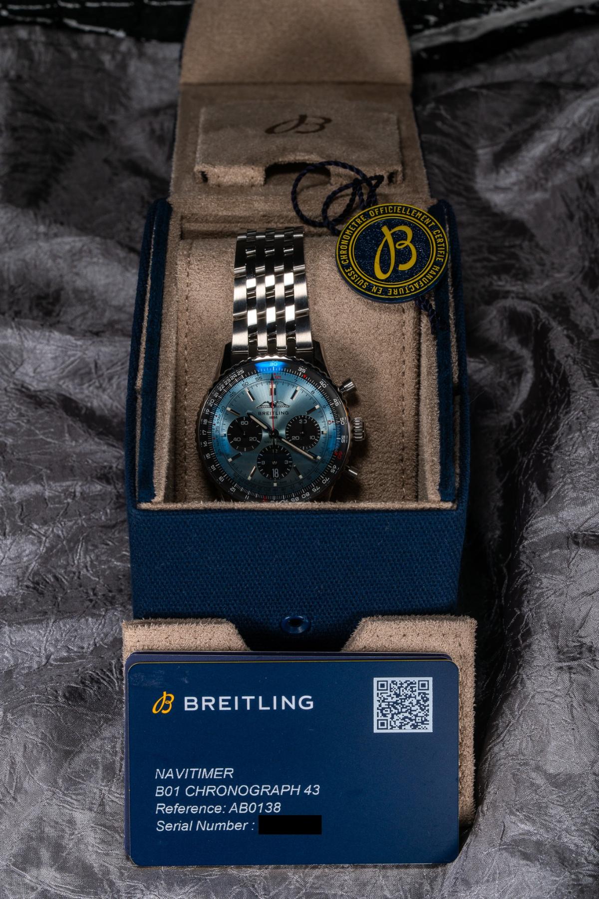 New Breitling Navitimer B01 Chronograph 43